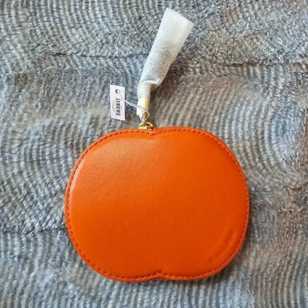 Coach NWT Jack O' Lantern Pumpkin Coin Case Wallet - Picture 2 of 4